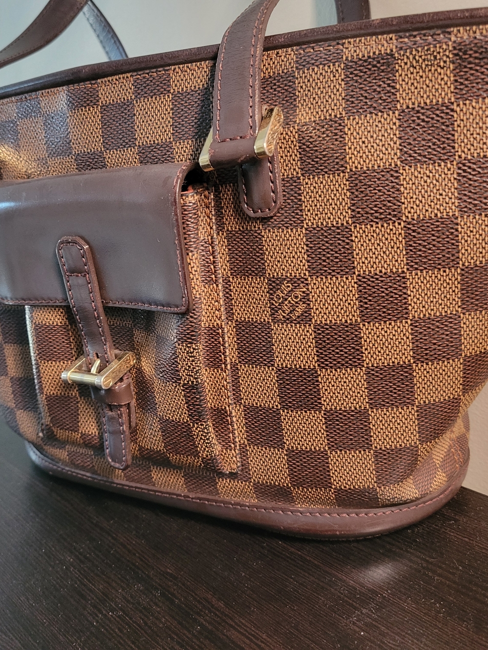 Louis Vuitton Damier Ebene Monosque Tote - Picture 6 of 16